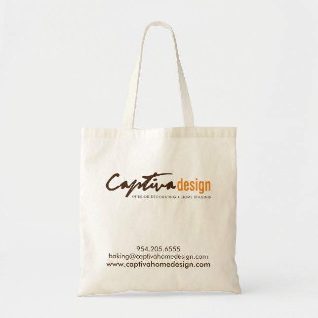 Custom Version 1, Captiva Design Tote Bag (Front)