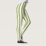 Custom Vertical Green Strip leggings<br><div class="desc">Custom Vertical Green Strip leggings. Easy trick to get skinny legs fast (visually)!</div>