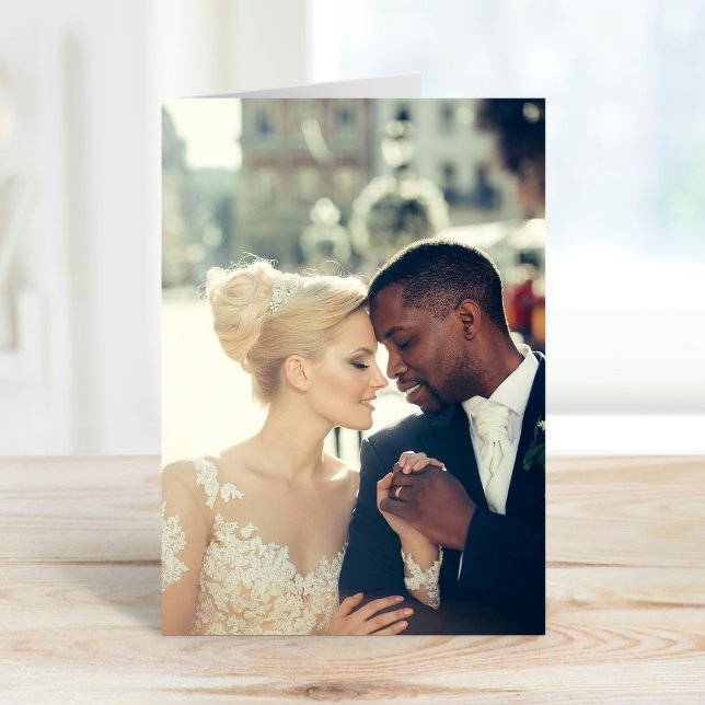 Custom Vertical Photo Greeting Cards (Creator Uploaded)