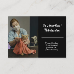 Custom Veterinarian Business Card 