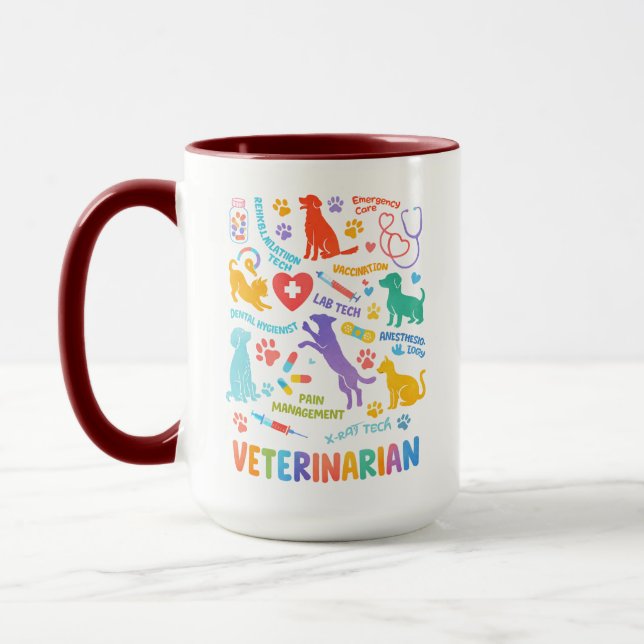 Custom Veterinarian Mug | Vet Doctor’s Day (Left)
