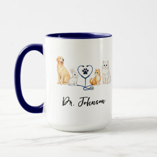 Custom Veterinarian   Personalized  Doctor’s Day Mug