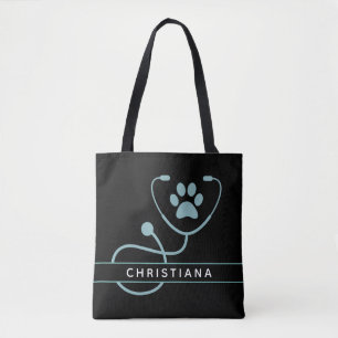 Custom Veterinarian Veterinary Professionals Tote Bag