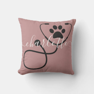 Custom Veterinarian Veterinary Tech Vet Assistant Cushion