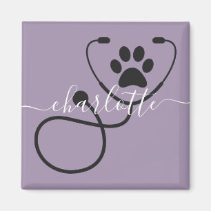 Custom Veterinarian Veterinary Tech Vet Assistant Magnet