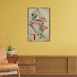 CUSTOM Vibrant Chrysanthemum & Bird of Paradise Poster