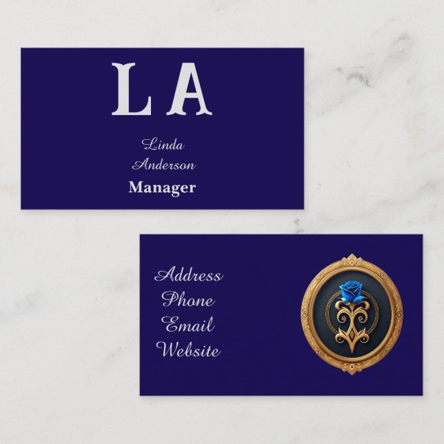 Custom vibrant professional business card (Front/Back)