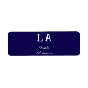 Custom vibrant professional return address label