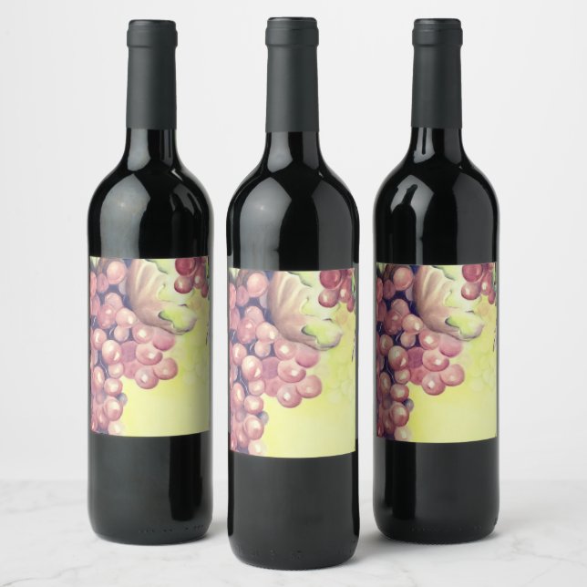 Custom Vineyard Wine Bottle Labels (Bottles)