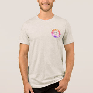 Custom Vintage Americana 4th of July Patriotic Tri-Blend Shirt