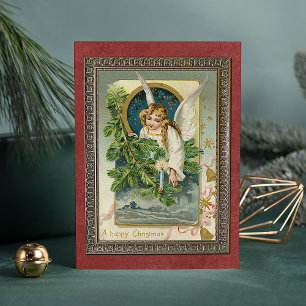Custom Vintage Antique Holiday Seasons Greetings