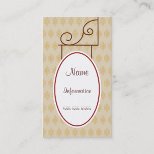 Custom Vintage Antique Sign Business Cards