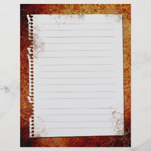 Custom Vintage Antiqued Recipe Binder Inserts