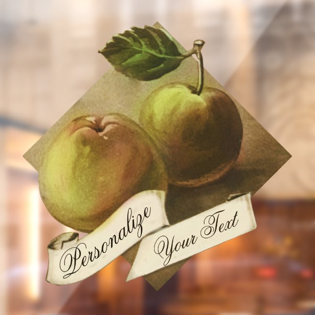 Custom Vintage Apples Retro Fruit Snack Restaurant (Sheet 2)