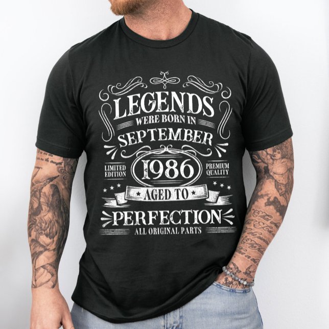 Custom Vintage Birthday Aged To Perfection T-Shirt (Creator Uploaded)