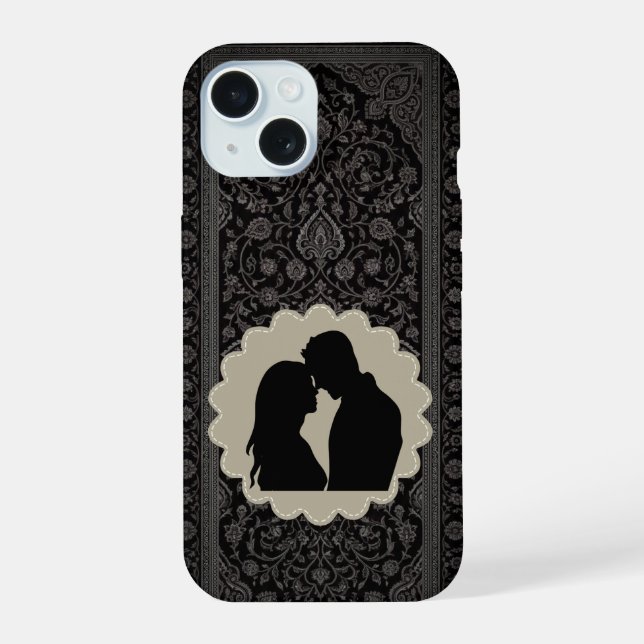 Custom Vintage Cameo Silhouette Phone Case  (Back)