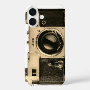 Custom Vintage Camera iPhone 16 Case