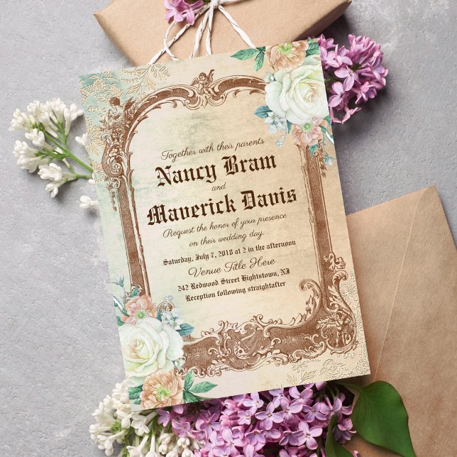 Custom Vintage Classical Wedding Invitation (Creator Uploaded)