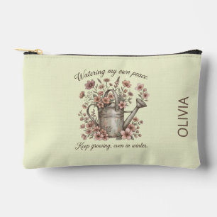 Custom Vintage Floral Botanical Accessory Pouch