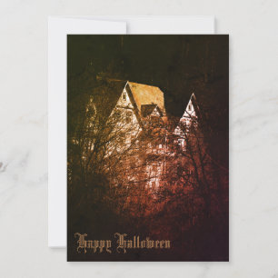 Custom vintage Halloween party invitation