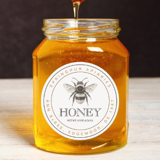 Custom vintage Honey sticker