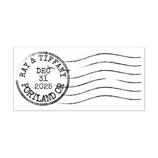Custom Vintage Letter Postmark Rubber Stamp
