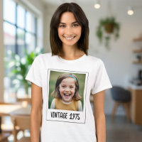 Custom Vintage Milestone Birthday Photo Keepsake