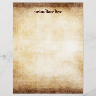 Custom Vintage Paper Background Flyer