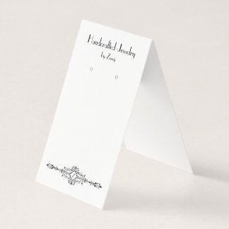 Custom Vintage Parisian Style Folded Earring Cards