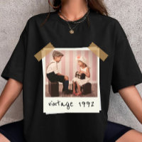 Custom Vintage Photo And Year Birthday Customazed