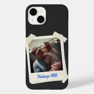 Custom Vintage Photo and Year Gift Case-Mate iPhone 14 Case