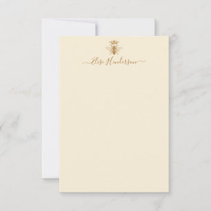 Custom Vintage Queen Bee Note Card