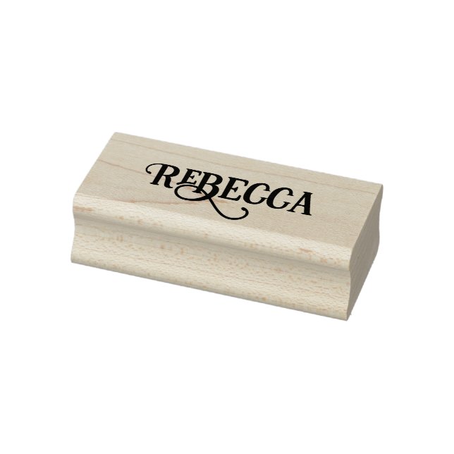 Custom vintage retro classic signature name rubber stamp (Stamp)