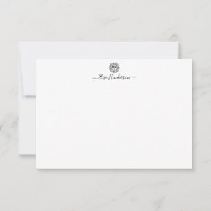 Custom Vintage Sun Note Card
