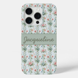Custom Vintage Wildflower Floral Phone Case