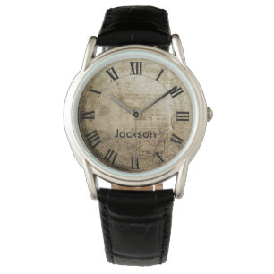 Custom Vintage with Roman Numerals Watch
