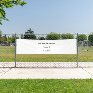 Custom Vinyl Banner, 2.5' x 10' Banner