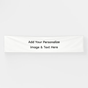 Custom Vinyl Banner, 2.5' x 12' Banner