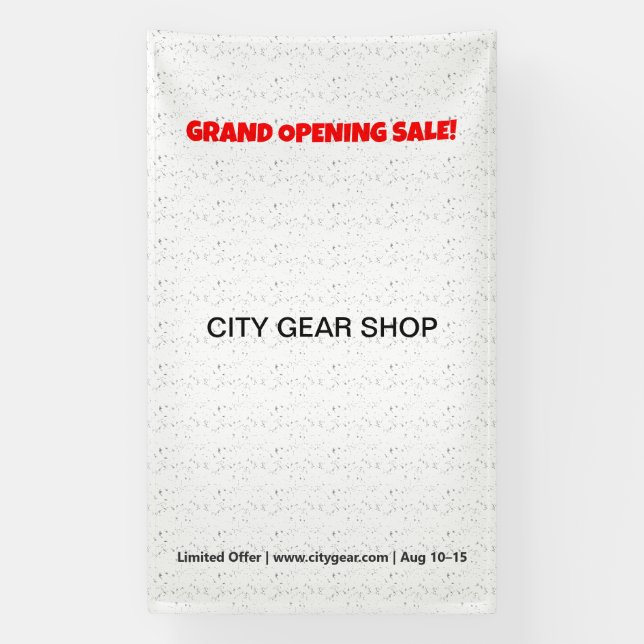 Custom Vinyl Banners & Signs | Events & More (Vertical)