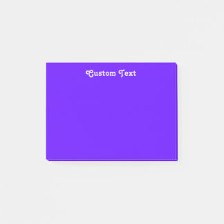 Custom Violet/Indigo Post-it Notes