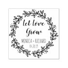 Custom Violet Let Love Grow Typography Wedding
