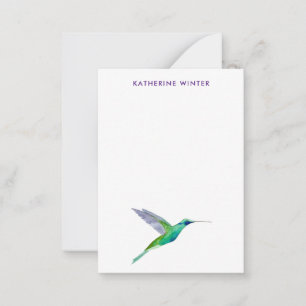 Custom Violetear Hummingbird  Card