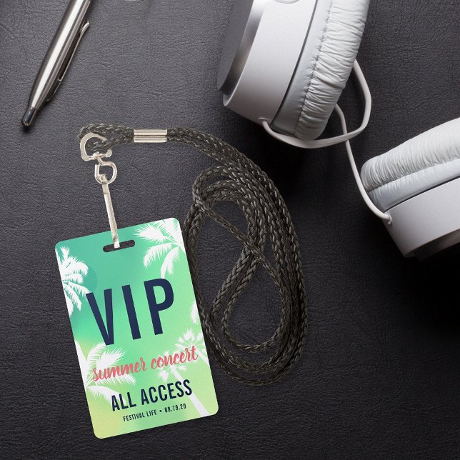 Custom VIP All Access Concert ID Badge (Creator Uploaded)