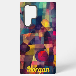 Custom Vivid Abstract Geometric Art Samsung Galaxy Case