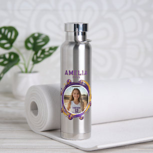 Custom Volleyball Player Photo Sports Water Bottle