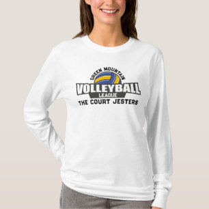 Custom Volleyball Team Name Number Club League T-Shirt
