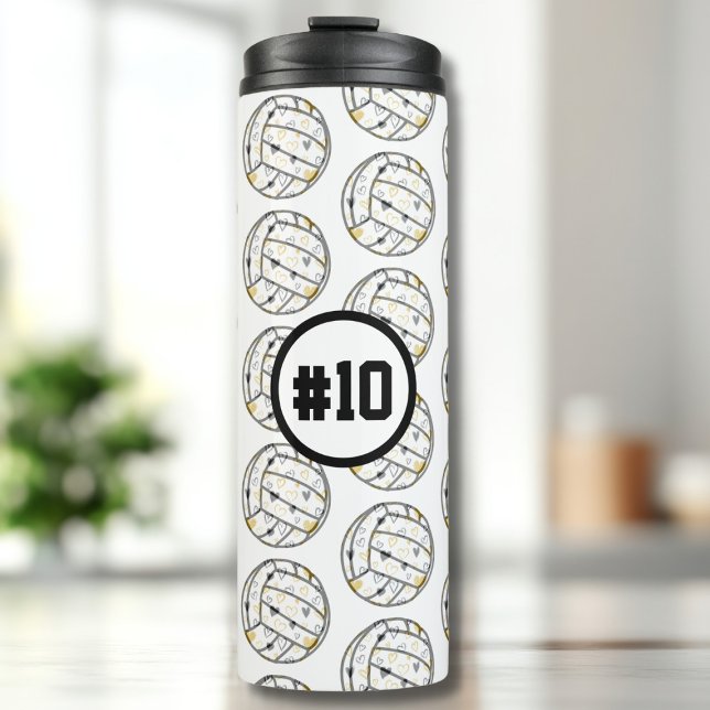Custom Volleyball Thermal Tumbler (Creator Uploaded)