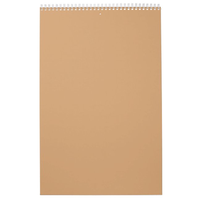 Custom Wall Calendar – Minimalist Warm Sand (Cover)