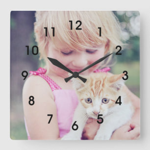 Custom Wall Clock (Add your own Photo)