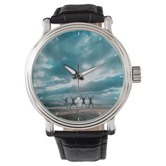 Custom Wall Clock (Add Your Own Photo and/or text) Watch (Front)